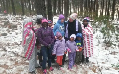A Day We Will Never Forget: Snow Fights and Snowmen